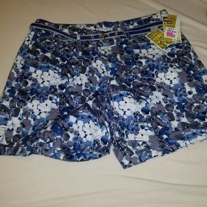 Lee Blue Floral Shorts